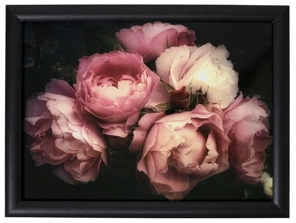 Podnos na nohy s ružami Vintage Roses - 43 * 33 * 7cm