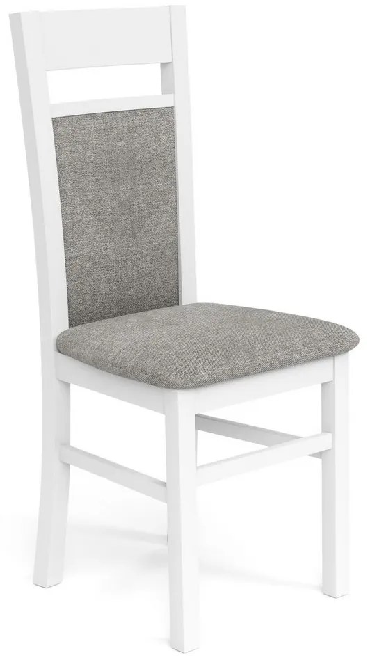 Jedálenská stolička Gerard 2, sivá / biela