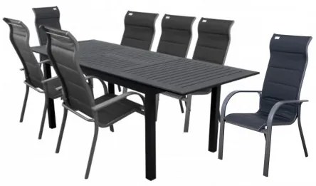 Doppler EXPERT MIAMI - záhradná hliníková sedacia súprava 6+1