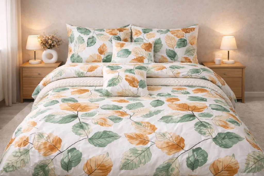 INTERMEDIC SK Posteľné obliečky Lesný pokoj 140x200/70x90 cm – 100 % bavlna, zips