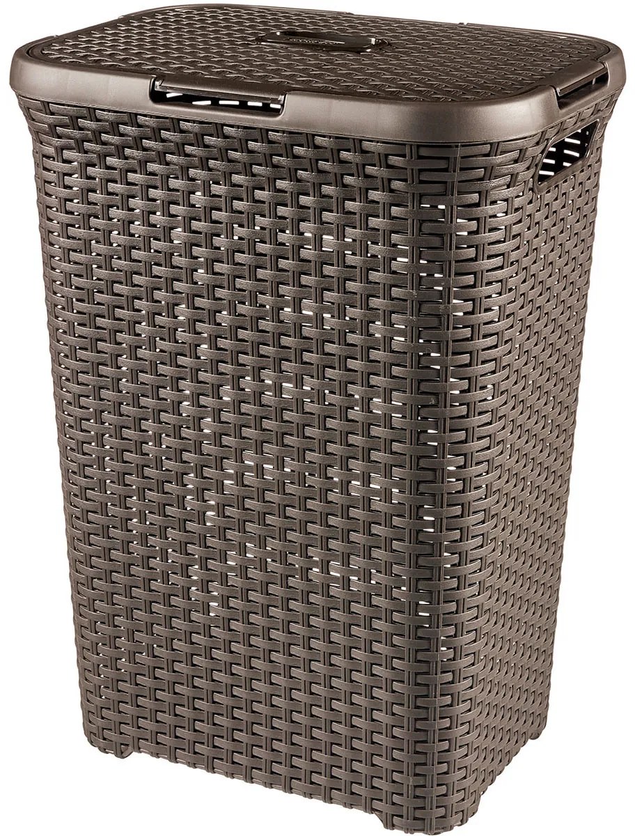 Curver Kôš na špinavú bielizeň STYLE 60l hnedý