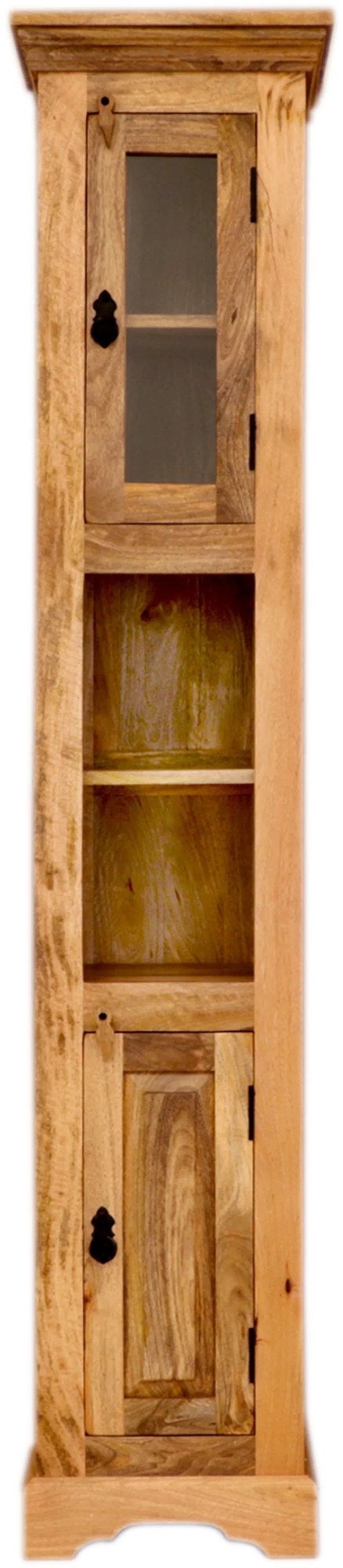 furniture-nabytek.cz - Drevená skrinka do kúpeľne z masívu mango 40x190x35