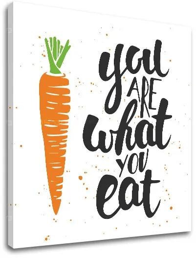 Obraz na stenu s textom You are what you eat | rôzne rozmery