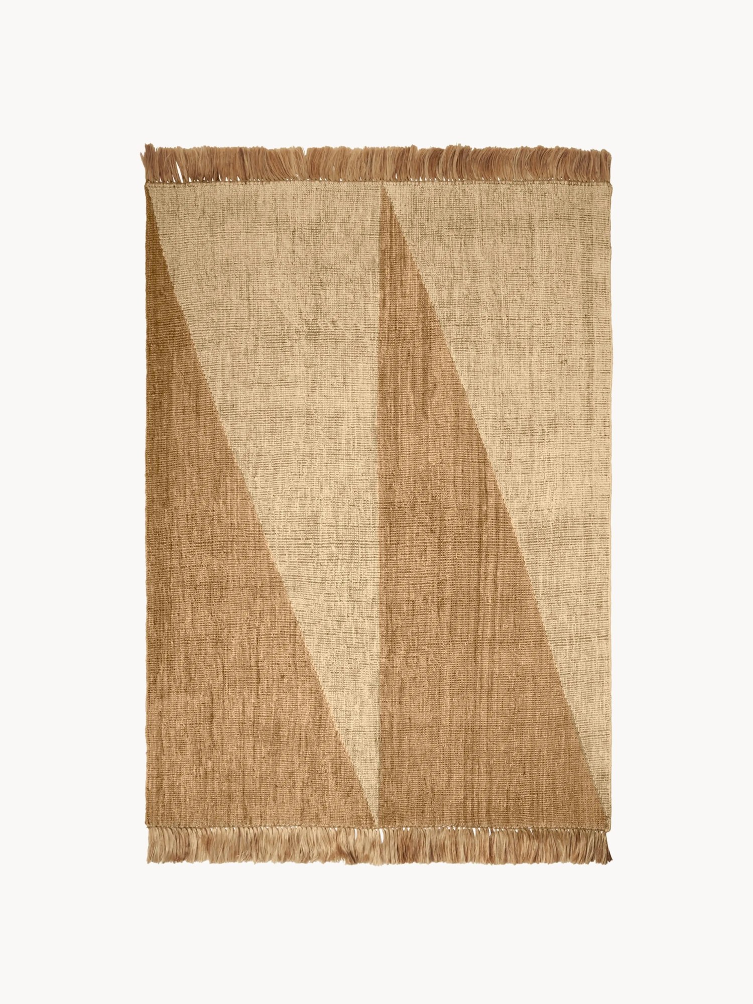 Ručne tkaný jutový koberec Studie