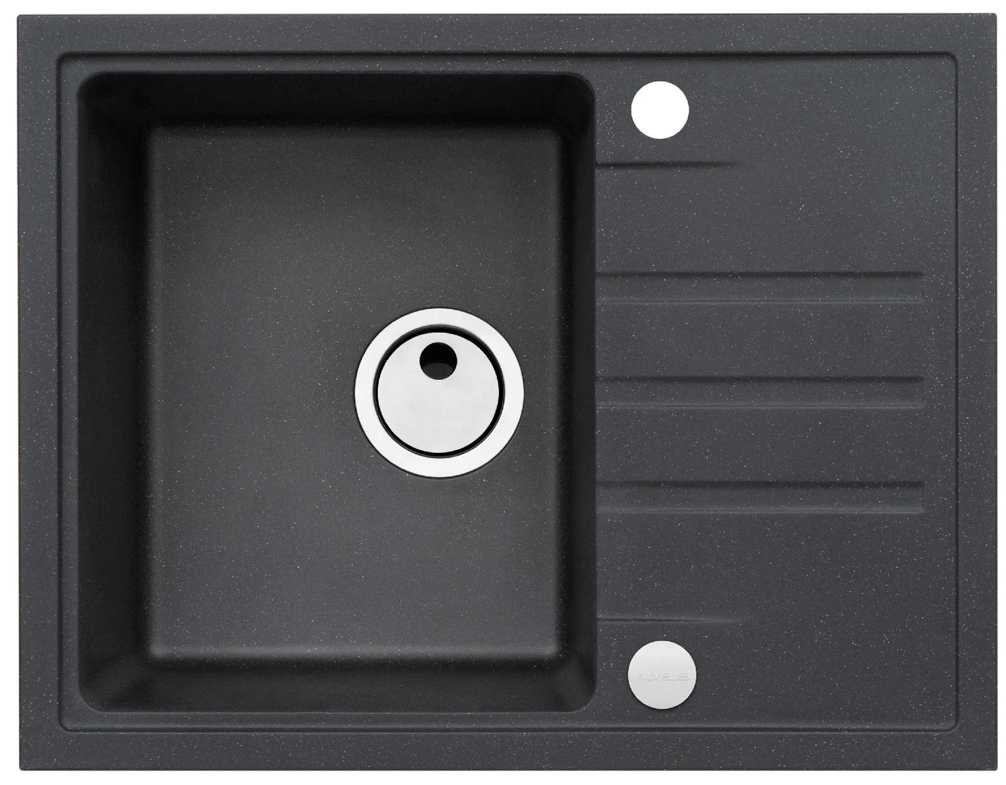 ALVEUS CZ INTERMEZZO 30/91 - černý (620x480mm)jed. sifon