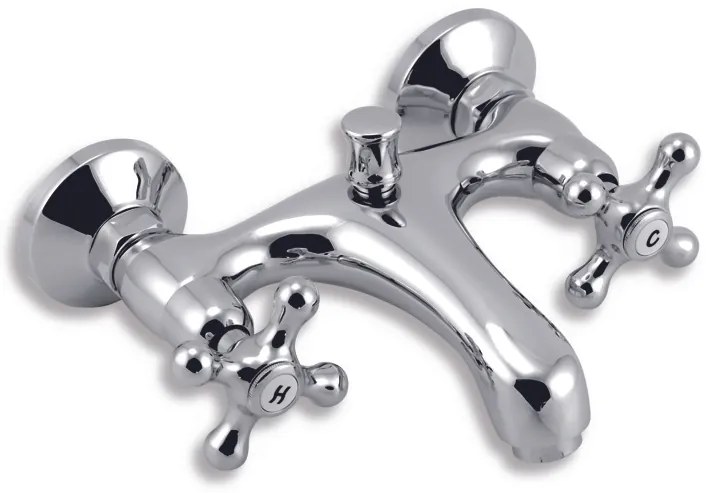 Novaservis Retro II, vaňová batéria bez príslušenstva 150 mm, chrómová, 99120/1,0