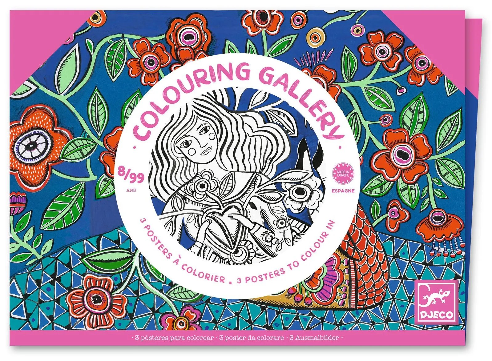 Maľovanky farebná galéria - kvetiny