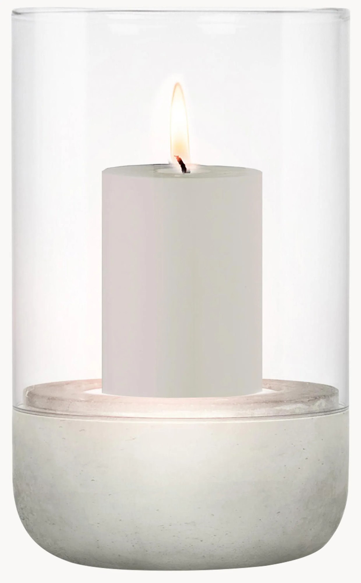 Sklenený svietnik Calma