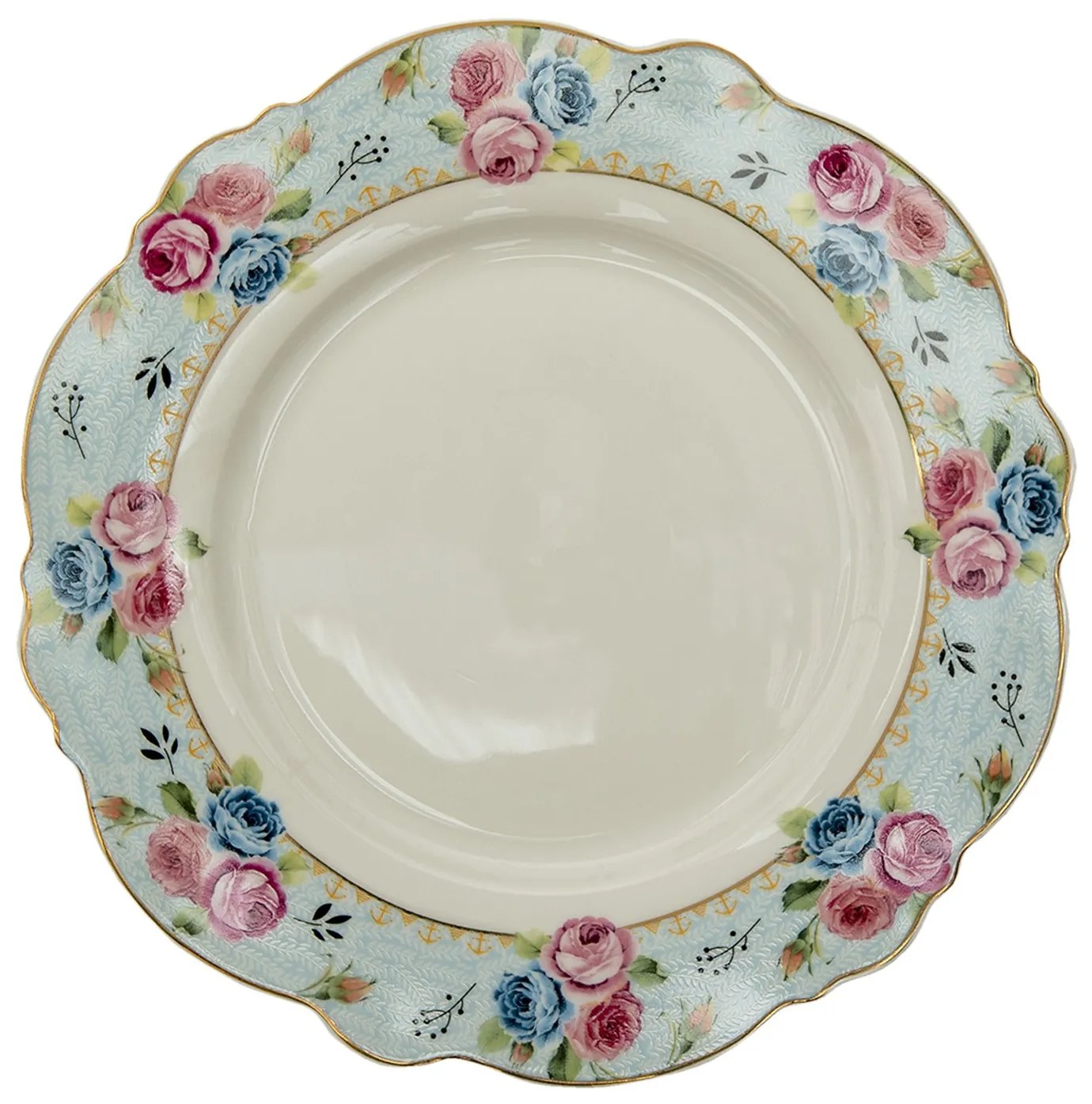 Jedálenský tanier Blue Garden - Ø 28*2 cm Jedálenský tanier Blue Garden - Ø 28*2 cm