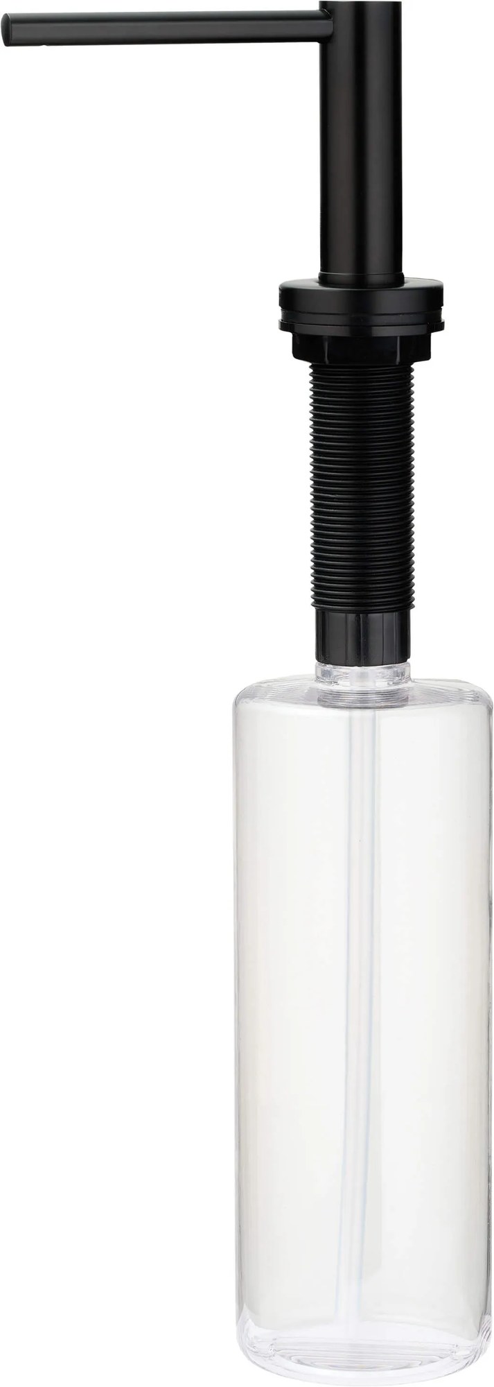 Deante Aster, dávkovač saponátu pre kuchynské drezy s dlhou výlevkou 500ml, čierna, ZZZ_N0DD