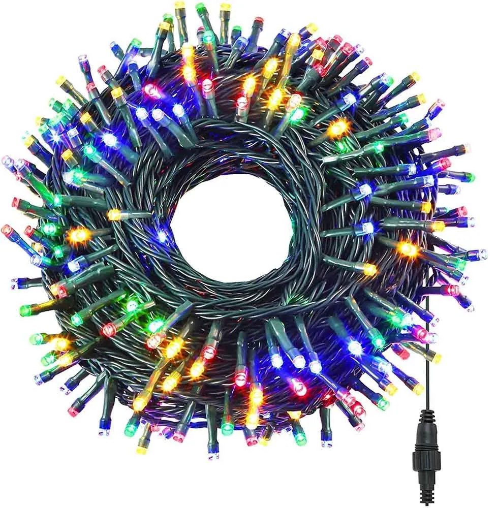 Vianočná LED reťaz v rôznych veľkostiach a farbách -s 240 ks LED farebna