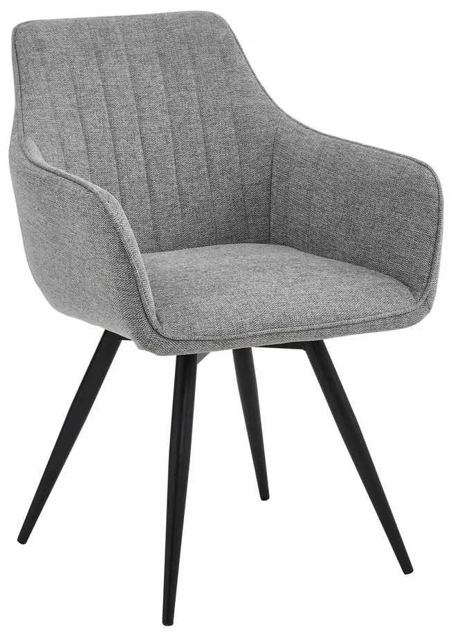 Jedálenská stolička Tansy, svetlo sivá