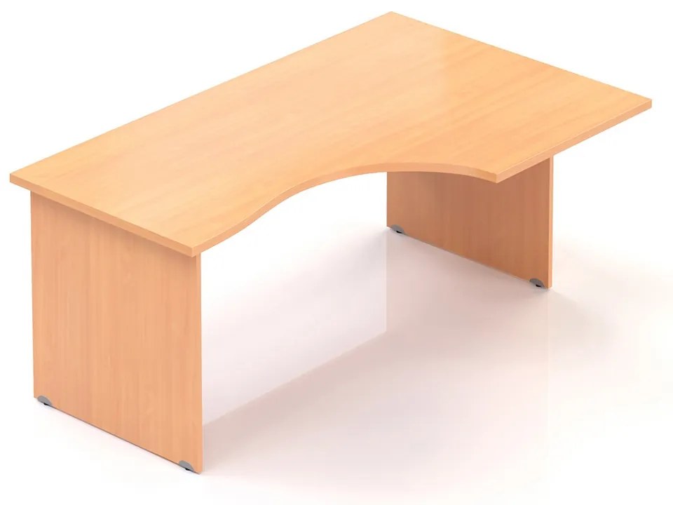 Ergonomický stôl Visio 160 x 100 cm, pravý, buk