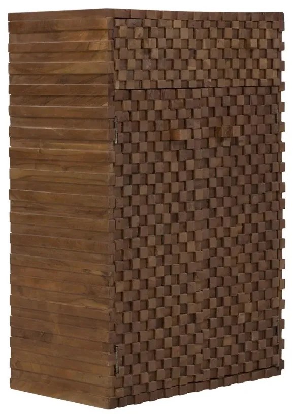 furniture-nabytek.cz - Masívna komoda Abadi z akáciového a mangového dreva, lakovaná, hnedá