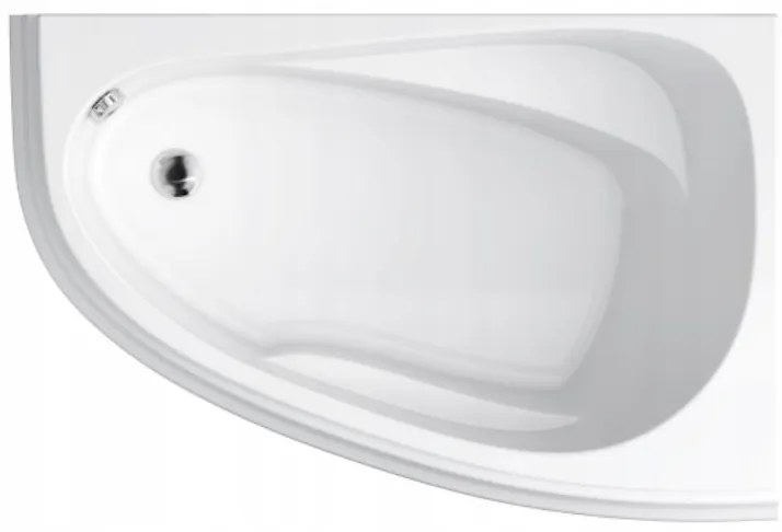 Cersanit Joanna New, rohová vaňa pravá 160x95cm, biela, S301-169