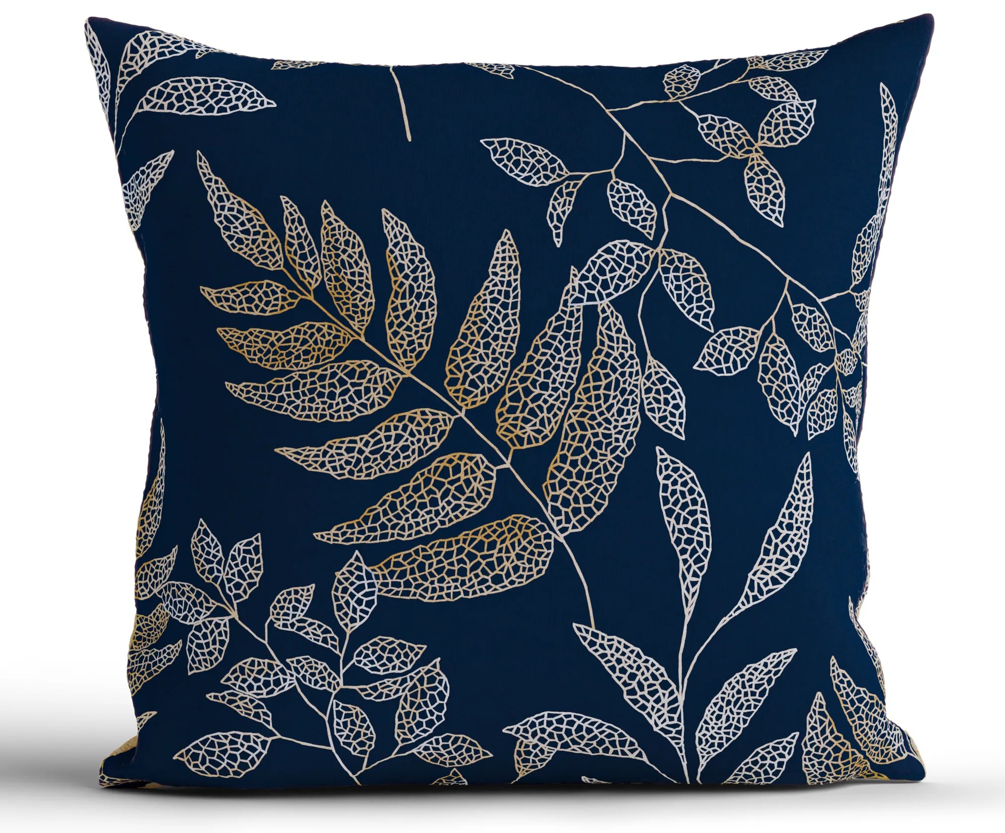 Bavlnená obliečka na vankúš Renforcé 40 × 40 cm - Gabriela tmavo modrá