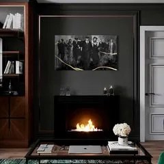 Obrazy na plátne - PREMIUM ART – Peaky Blinders rodina Zľava 30 % 90x50 cm