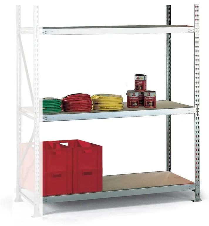 META Policový regál, nosnosť 600 kg, 2500 x 2200 x 650 mm, prístavný