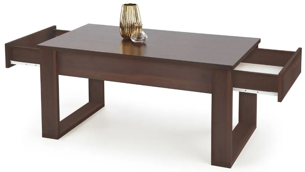 Konferenčný stolík Nea, tmavý orech