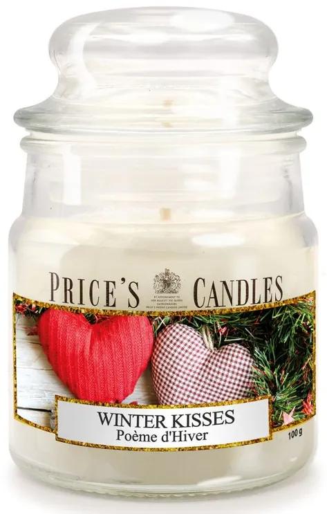 PRICE´S MINI sviečka v skle Winter Kisses - horenie 30h