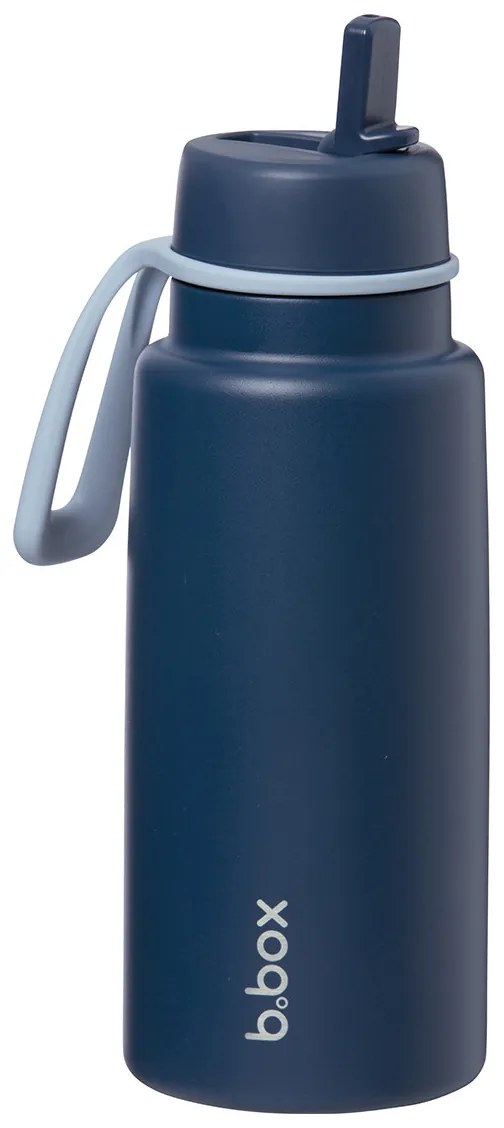 Antikorová termofľaša so slamkou 1 l - midnight