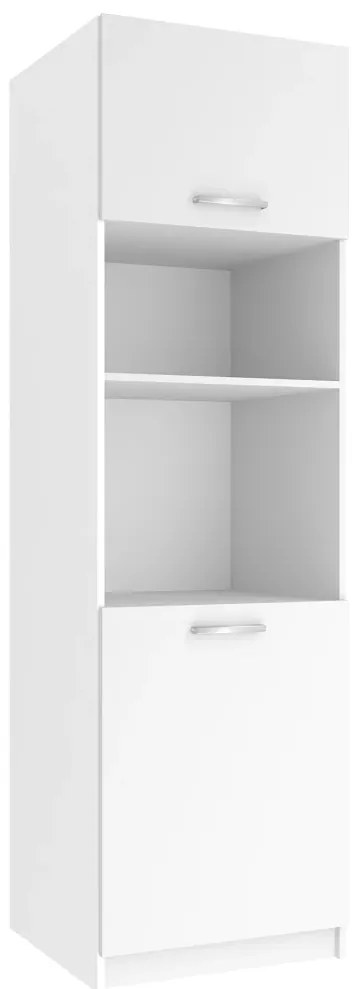 Vysoká kuchynská skrinka Belini pre vstavanú rúru 60 cm biely mat TOR SSP60/1/WT/WT/0/E