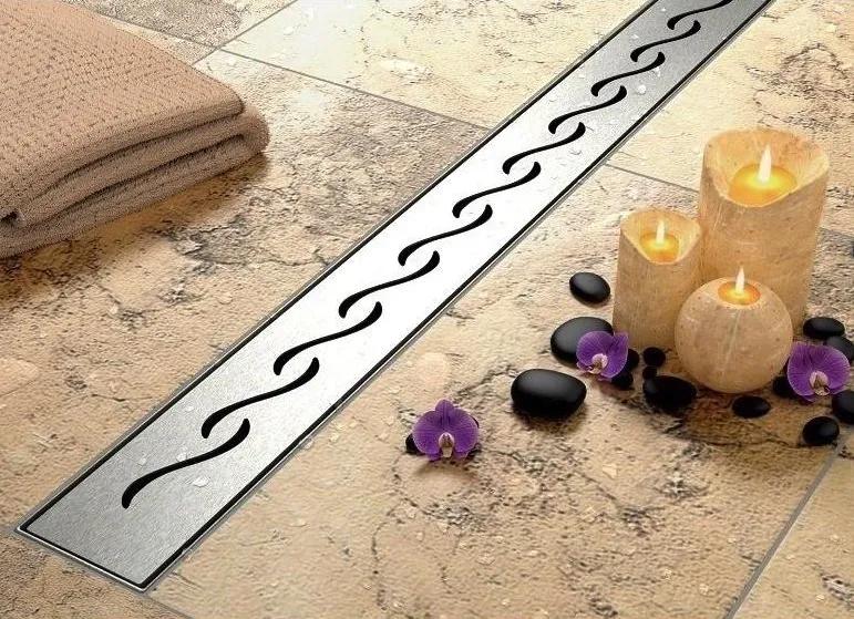 Odtokový sprchovací žľab MAXMAX Rea WAVE