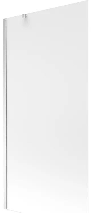 Mexen Next, vaňová zástena 1-krídlová 90 x 150 cm, fixné krídlo, 6 mm námraza sklo, chrómový profil, 895-090-000-00-30-01