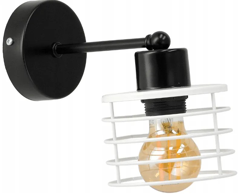 BERGE LED nástenné svietidlo - 1xE27 - SPRED WHITE