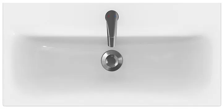 Cersanit Moduo Slim BOX skrinkové umývadlo 80x38cm, biela, K116-012