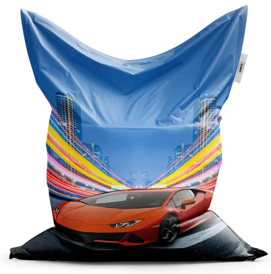 Sedací vak Classic športové auto 2 - detský, farebná