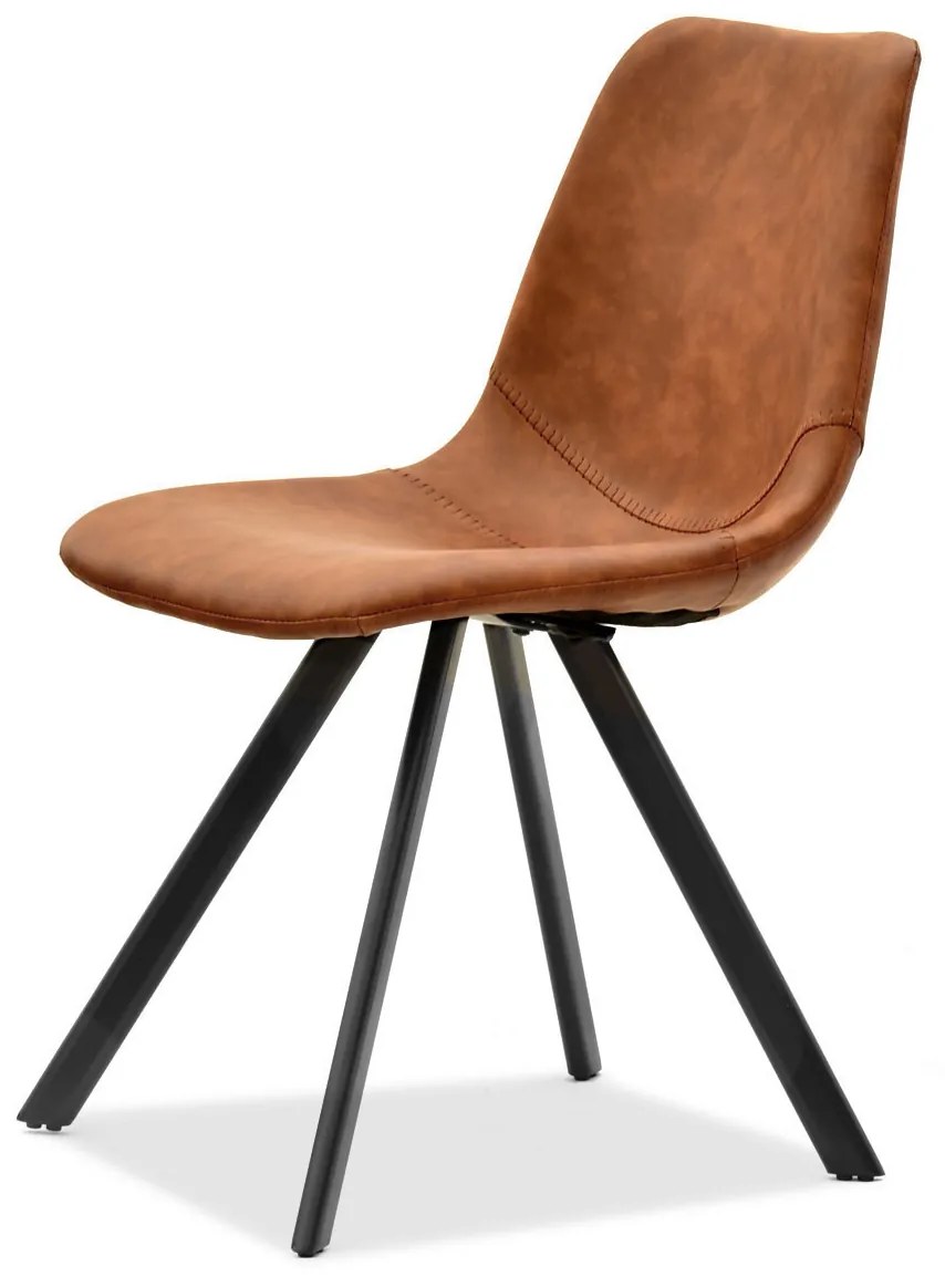 Stolička Petra (hnedá + čierna). Akcia -18%. Vlastná spoľahlivá doprava až k Vám domov. 1111238