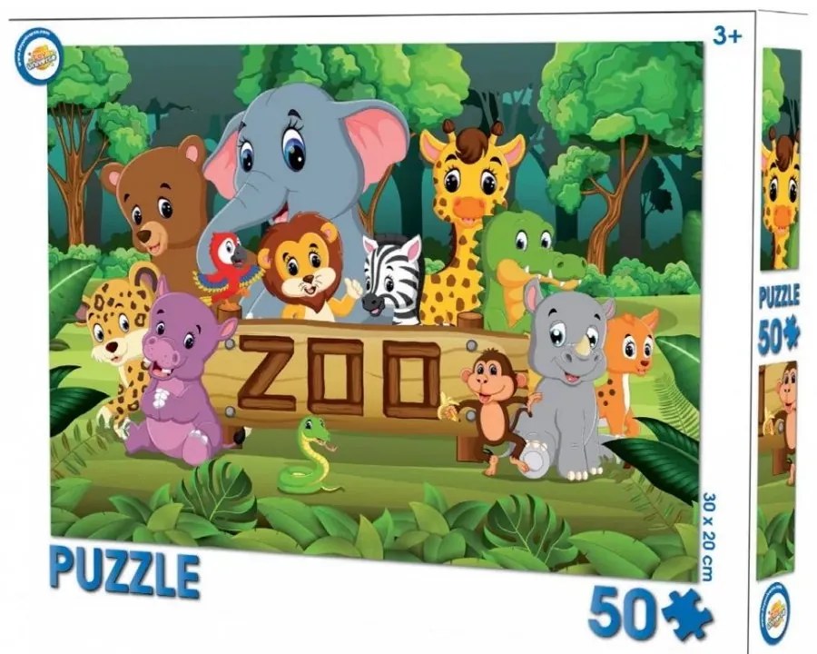 Puzzle ZOO - 50 dielikov Puzzle ZOO - 50 dielikov
