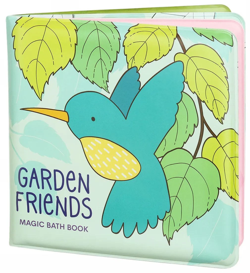 A Little Lovely Company - kúzelná knižka do vody - zvieratká zo záhrady