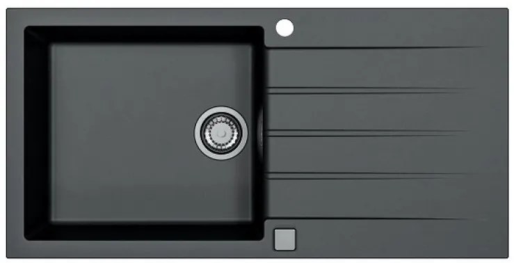 ALVEUS CZ CADIT 50 černý 91 + pop up sifon