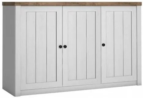 Komoda PROVENCE K3D, sosna andersen / dub lefkas