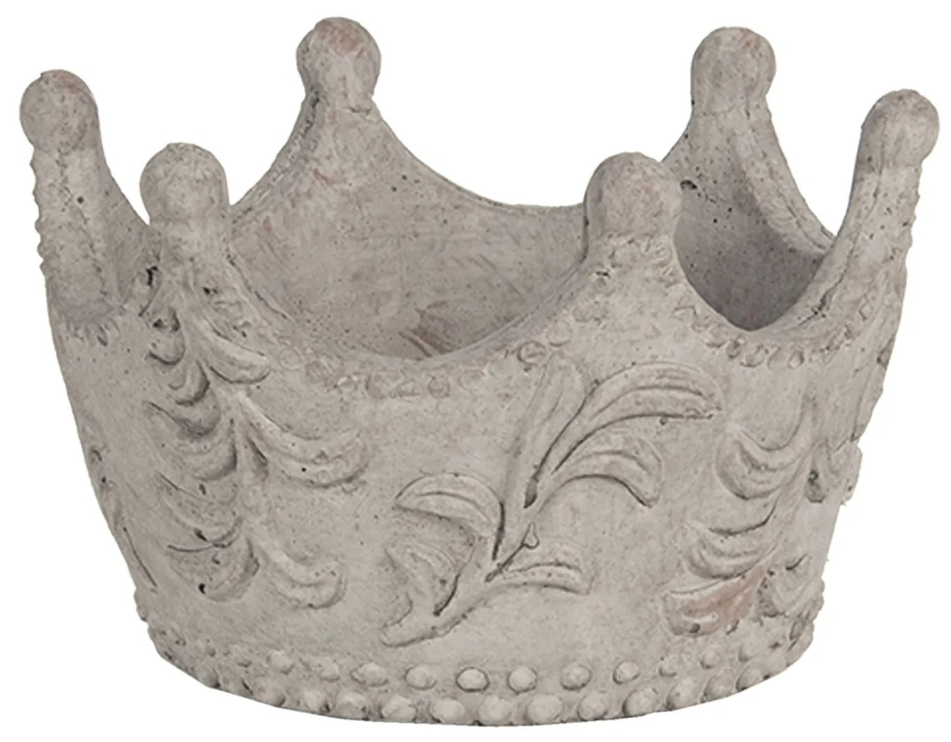 Dekoratívne sivá kráľovská koruna
