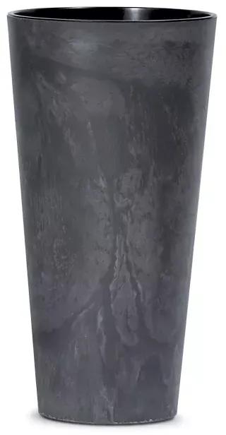 Plastový kvetináč DTUS250E 25 cm - antracit