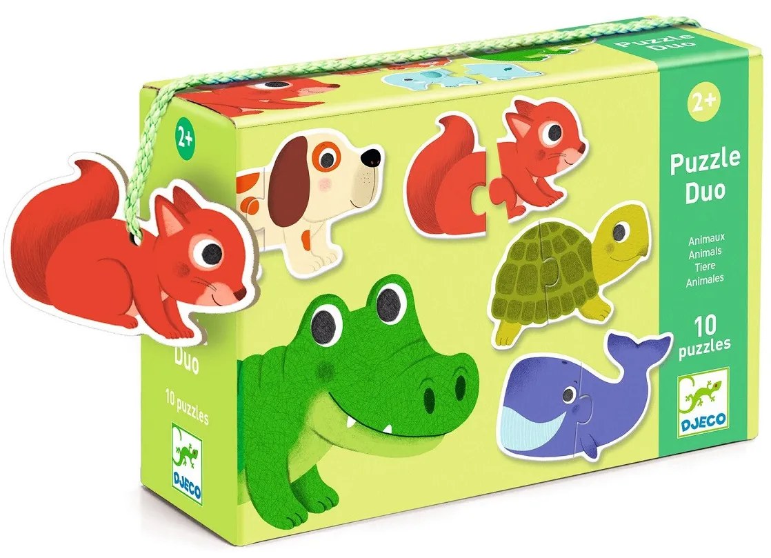 Puzzle duo - zvieratká