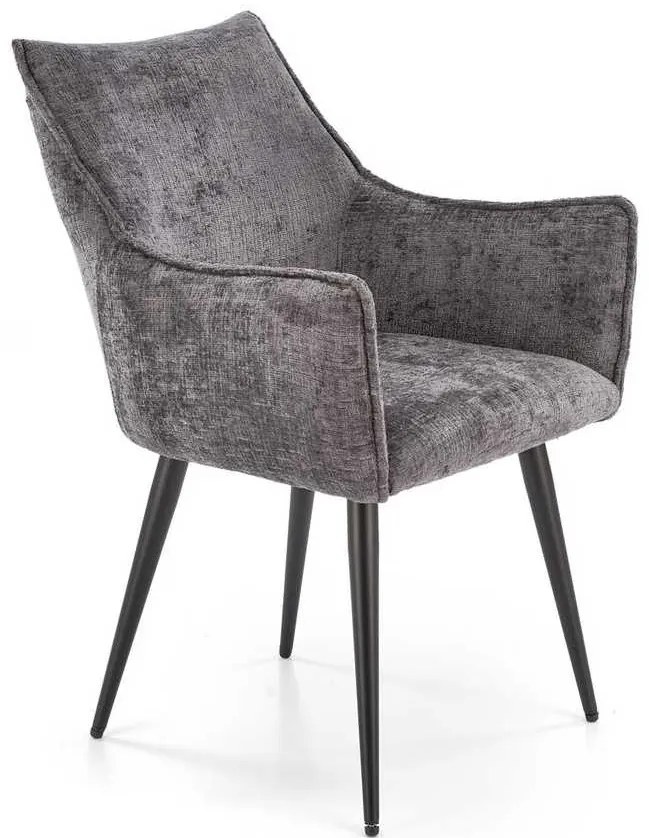 Jedálenská stolička Catherine, sivá