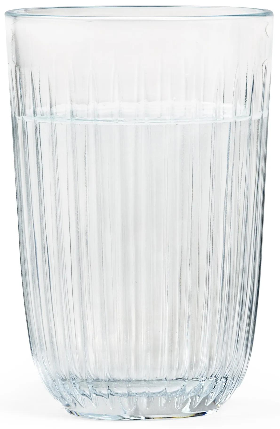 KÄHLER Pohár na vodu Hammershøi Clear 370 ml – set 4 ks