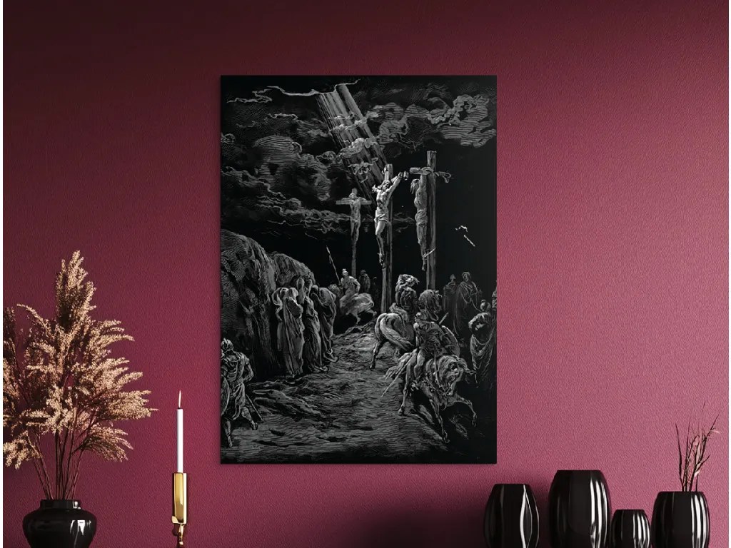 drevko | Obraz na stenu Temnota Ukrižovania