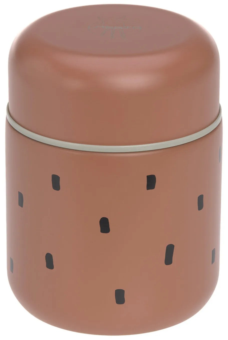 Termoska na jedlo - Happy Prints caramel