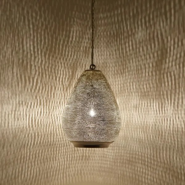 Luxusná strieborná lampa Maskatta D22