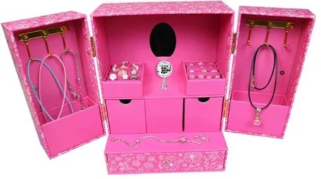 Detská šperkovnica so šperkami