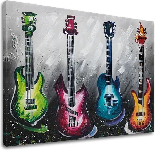 Obraz na plátne GITARY 1 dielny XOBAM040E1