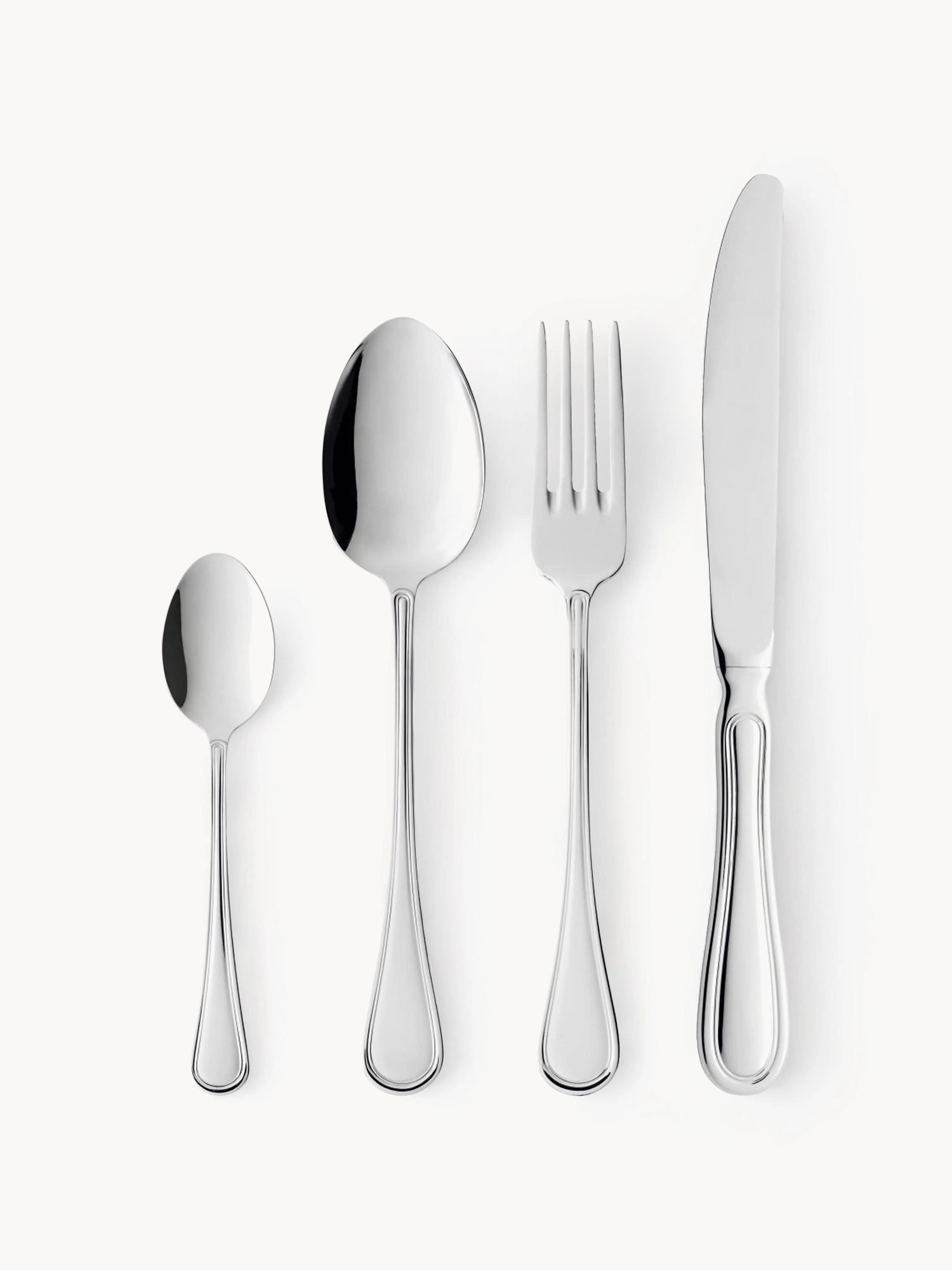 Vysokoleštená súprava príborov Oxford, 4 osoby, 16 ks