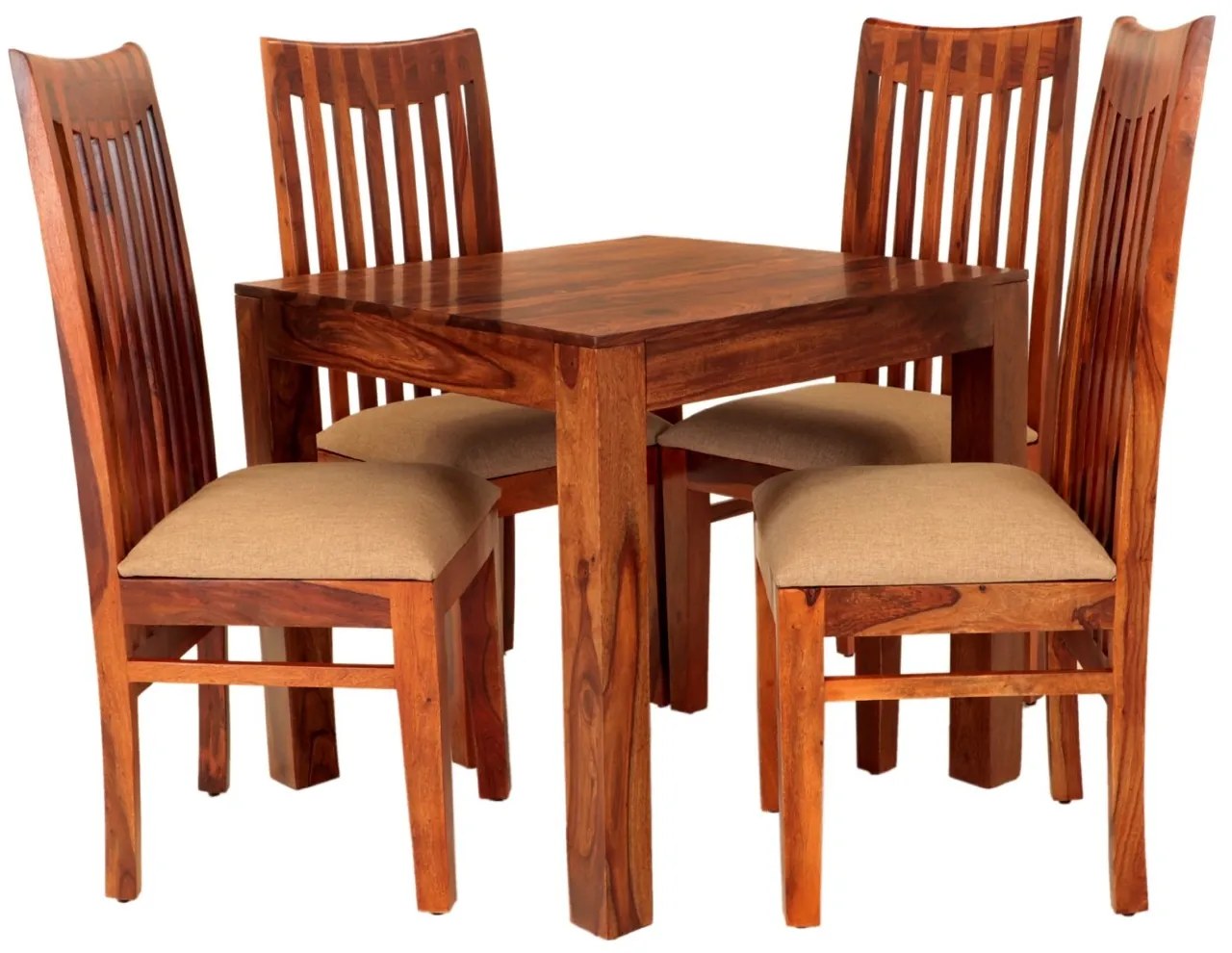 furniture-nabytek.cz - Jedálenský set pre 4 osoby Gani z indického masívu palisander