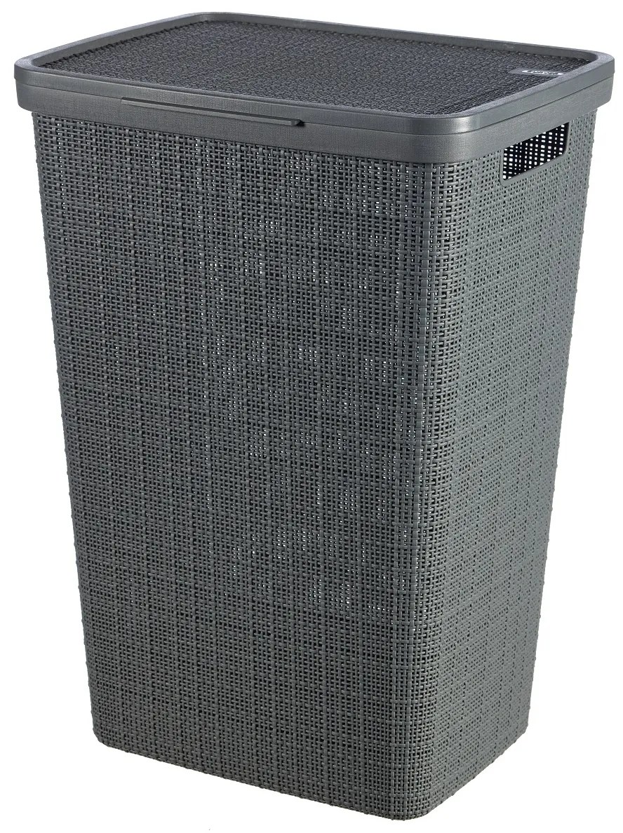 Curver Kôš na špinavú bielizeň Jute šedý 58L