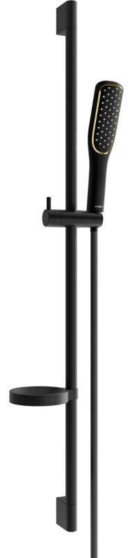 Mexen sprchový set DS49, čierna/zlatá, 785494583-75